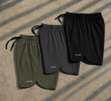 Kit 3 Shorts Dry-fit Pulse - Verde Musgo - Chumbo - Preto